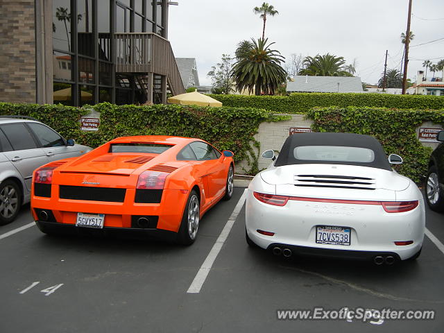 Lamborghini Gallardo spotted in La Jolla, California