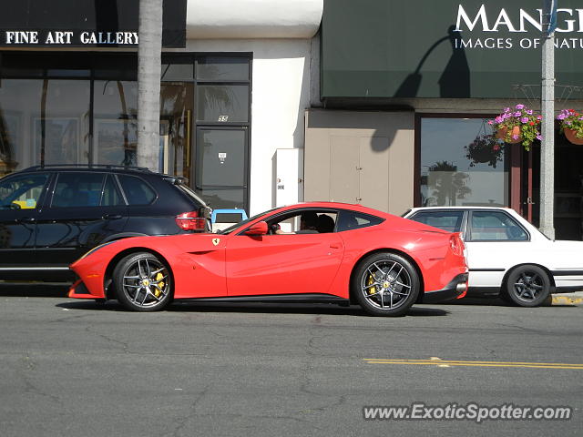 Ferrari F12 spotted in La Jolla, California