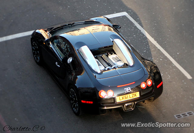 Bugatti Veyron spotted in London, United Kingdom