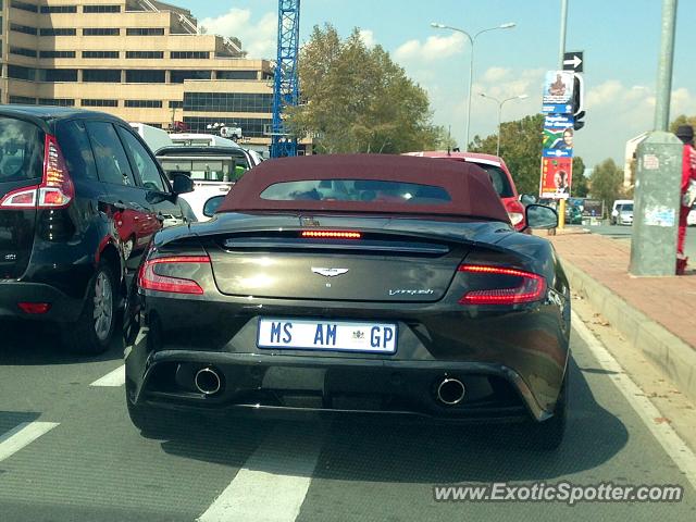 Aston Martin Vanquish spotted in Sandton, South Africa