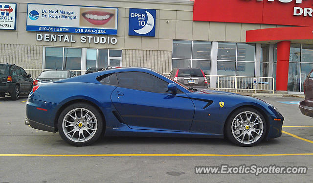 Ferrari 599GTB spotted in London, Ontario, Canada