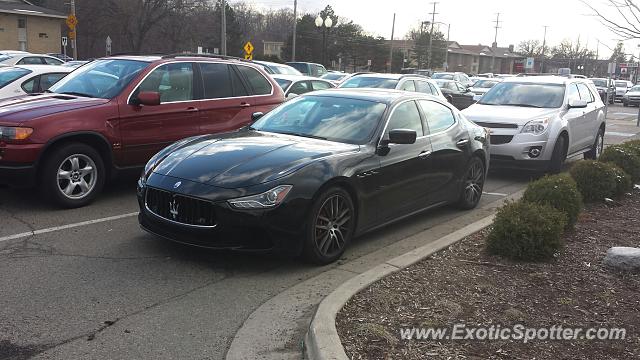 Maserati Ghibli spotted in East Lansing, Michigan