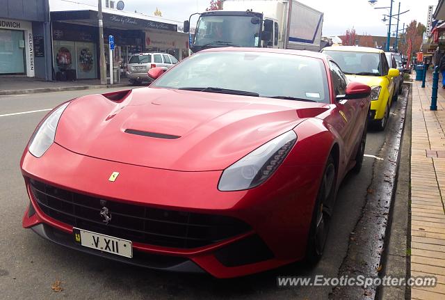 Ferrari F12 spotted in Blenheim, New Zealand