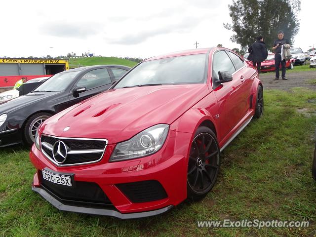 Mercedes C63 AMG Black Series spotted in Sydney, Australia