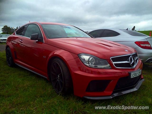 Mercedes C63 AMG Black Series spotted in Sydney, Australia