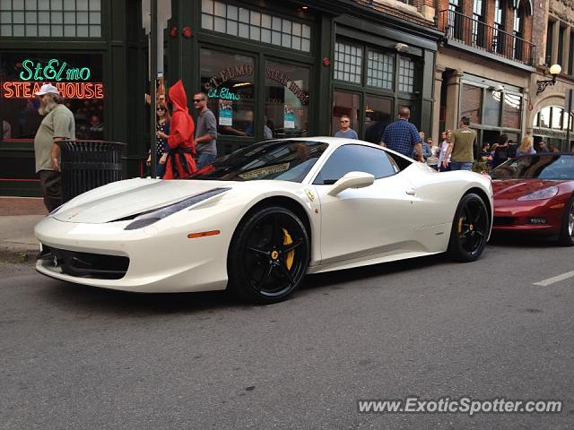 Ferrari 458 Italia spotted in Indianapolis, Indiana