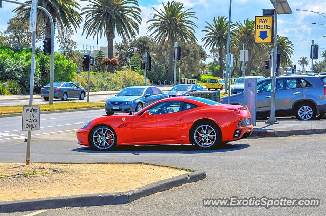 Ferrari California spotted in Melbourne, Australia