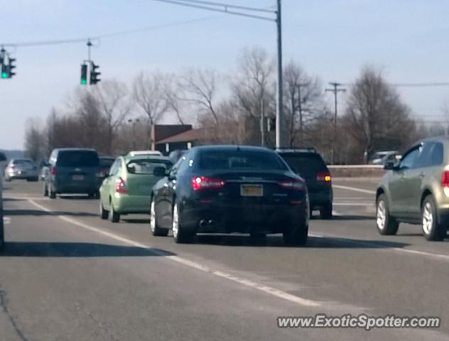 Maserati Quattroporte spotted in Farmington, New York