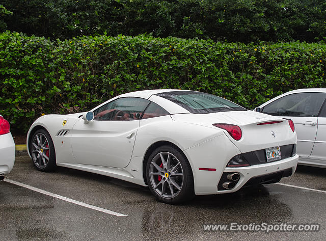 Ferrari California spotted in Palm Beach, Florida