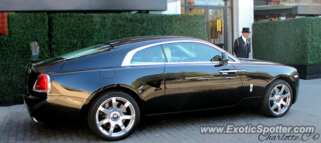 Rolls Royce Wraith spotted in London, United Kingdom