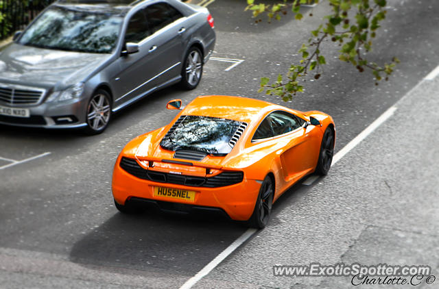 Mclaren MP4-12C spotted in London, United Kingdom