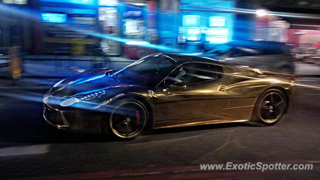 Ferrari 458 Italia spotted in London, United Kingdom