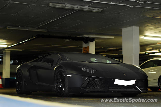 Lamborghini Aventador spotted in London, United Kingdom