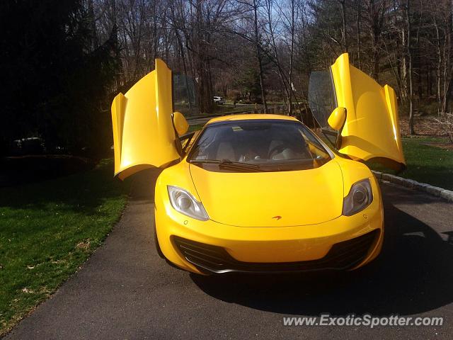 Mclaren MP4-12C spotted in Fairfield, Connecticut