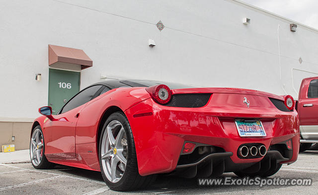 Ferrari 458 Italia spotted in Delray Beach, Florida