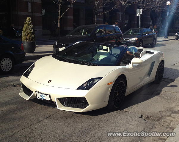 Lamborghini Gallardo spotted in Toronto, Canada