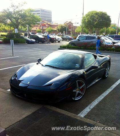 Ferrari 458 Italia spotted in Houston, Texas