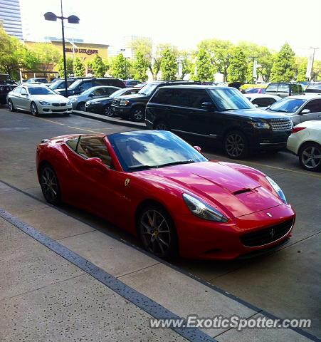 Ferrari California spotted in Houston, Texas