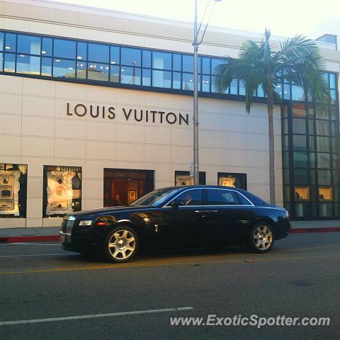 Rolls Royce Ghost spotted in Beverly Hills, California