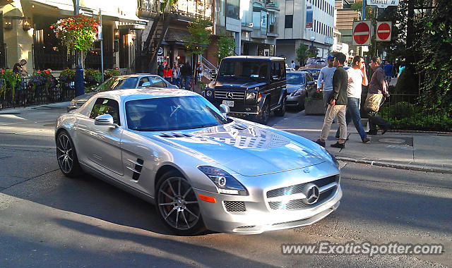 Mercedes SLS AMG spotted in Toronto, Ontario, Canada