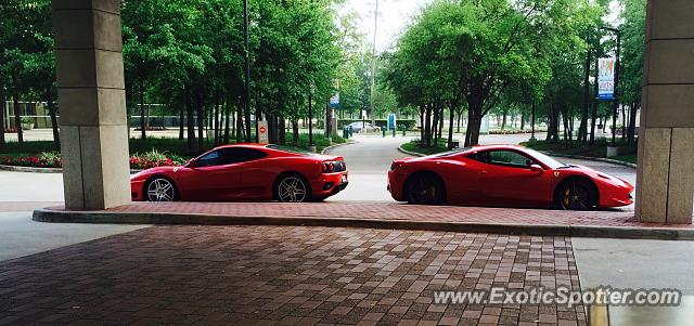 Ferrari 458 Italia spotted in The Woodlands, Texas