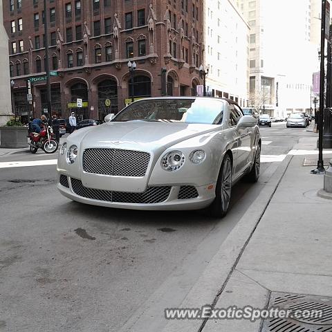 Bentley Continental spotted in Chicago, Illinois