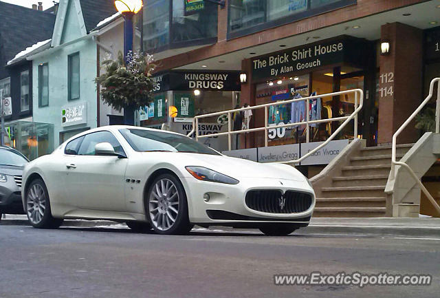 Maserati GranTurismo spotted in Toronto, Canada