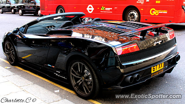 Lamborghini Gallardo spotted in London, United Kingdom