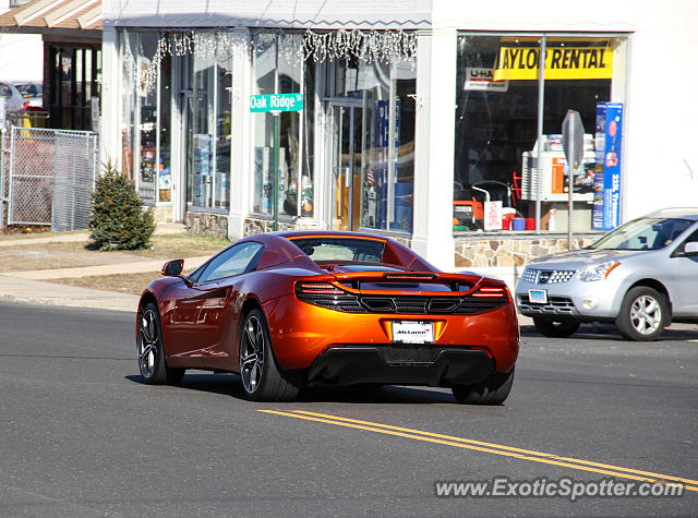 Mclaren MP4-12C spotted in Greenwich, Connecticut