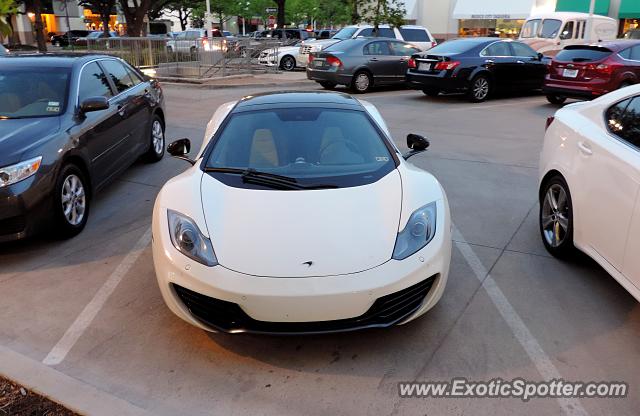 Mclaren MP4-12C spotted in Dallas, Texas