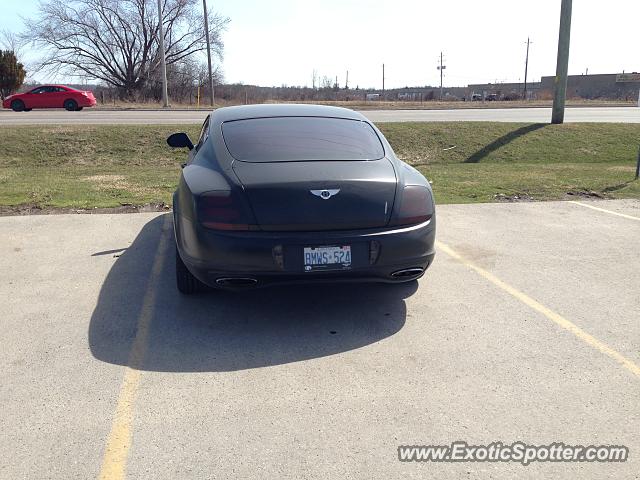 Bentley Continental spotted in London Ontario, Canada