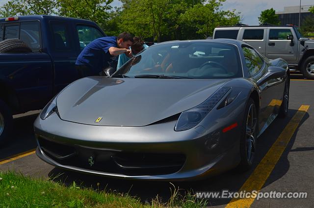 Ferrari 458 Italia spotted in Greenwich, Connecticut