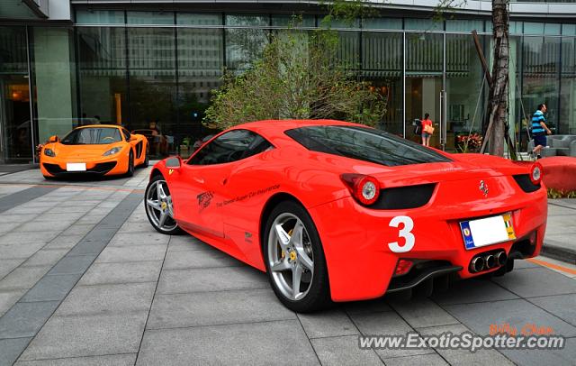 Ferrari 458 Italia spotted in Taichung, Taiwan