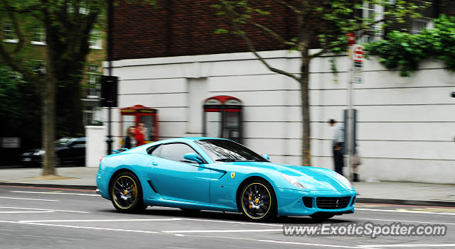 Ferrari 599GTB spotted in London, United Kingdom