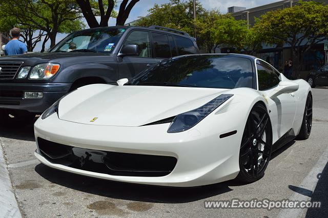 Ferrari 458 Italia spotted in Dallas, Texas