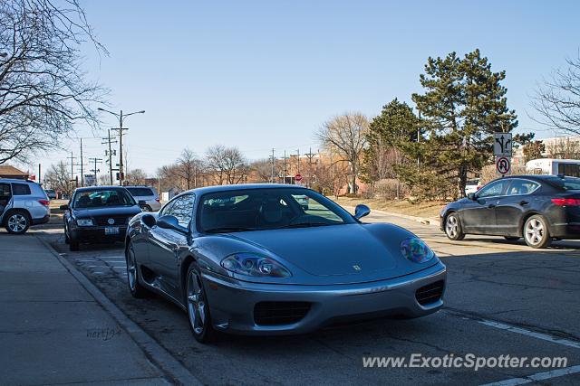 Ferrari 360 Modena spotted in Highland Park, Illinois