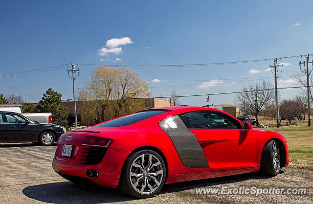 Audi R8 spotted in Lake Zurich, Illinois