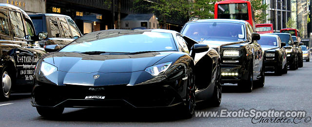 Lamborghini Aventador spotted in London, United Kingdom