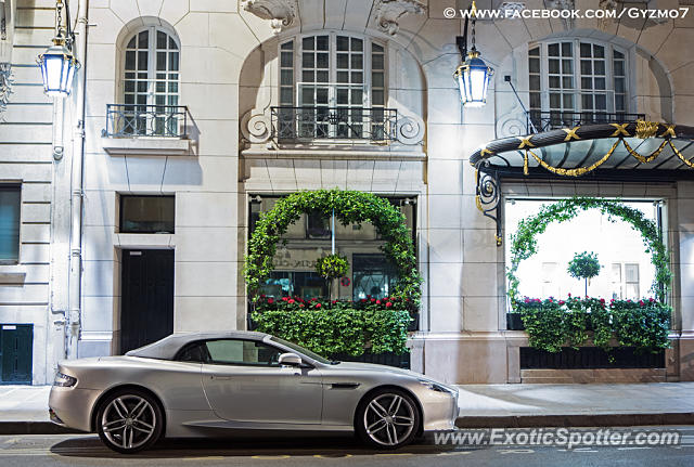 Aston Martin Virage spotted in Paris, France