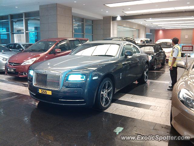 Rolls Royce Wraith spotted in Kuala Lumpur, Malaysia