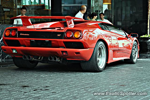 Lamborghini Diablo spotted in Kuala Lumpur, Malaysia