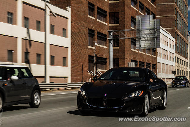 Maserati GranTurismo spotted in Boston, Massachusetts