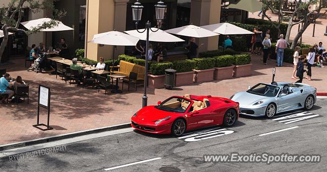 Ferrari 458 Italia spotted in Newport Beach, California