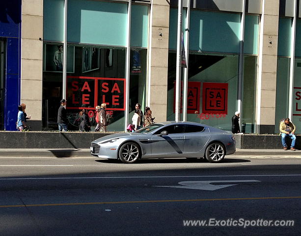 Aston Martin Rapide spotted in Toronto, Canada