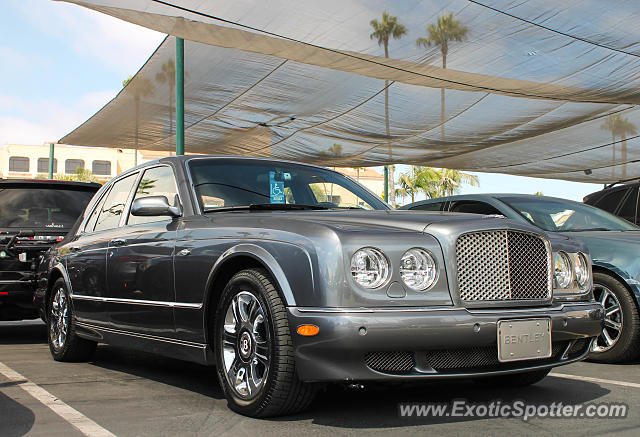 Bentley Arnage spotted in Del Mar, California