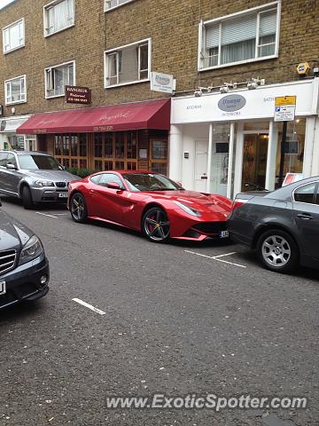 Ferrari F12 spotted in London, United Kingdom