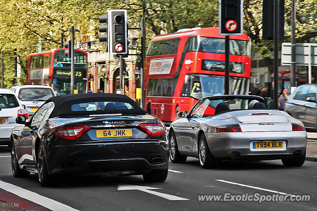 Maserati GranCabrio spotted in London, United Kingdom