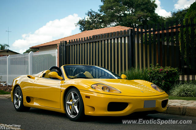 Ferrari 360 Modena spotted in Brasilia, Brazil