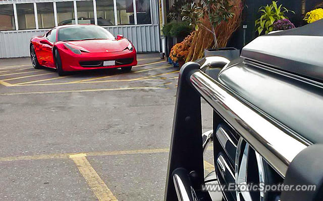 Ferrari 458 Italia spotted in Toronto, Canada