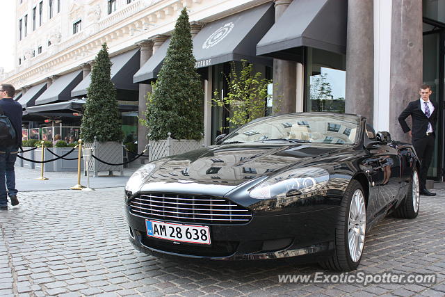 Aston Martin DB9 spotted in Copenhagen, Denmark